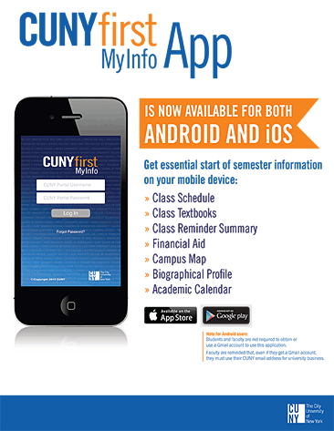 City Central - CUNYfirst MyInfo