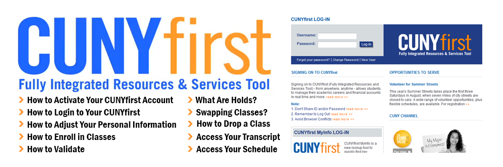 City Central - CUNYfirst MyInfo